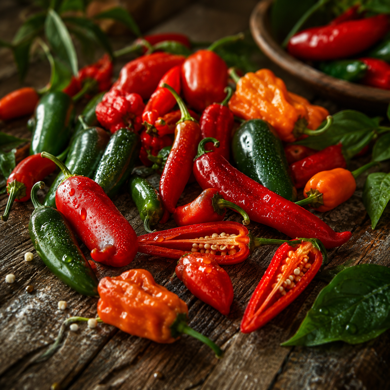 I colori dei peperoncini e ciò che possono indicare